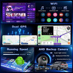 4G+64G Android 15 Radio for Mitsubishi Outlander Sport 2016-2022 Wireless CarPlay, 10'' Incell Full Touchscreen Stereo Android Auto Bluetooth 5G WiFi EQ FM RDS GPS WiFi SWC AHD Backup Camera