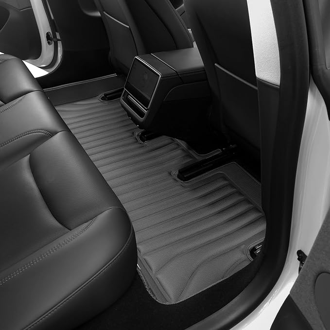 Floor Mats & Cargo Liners Compatible with 2024-2026 Tesla Model 3 Highland, All-Weather Full Cabin Protection System, Premium Soft Mat Set for Floors, Trunk, Frunk & Seatbacks