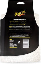 Meguiar's X3002 Microfiber Wash Mitt,Super-Thick,Reusable Wash Mitt for Ultimate Finish,Safe on Clear Coats,Leaving You with A Show Car Finish,(Pack of 6)