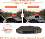 Premium Car Seat Cushion, Memory Foam Driver Seat Cushion to Improve Driving View- Coccyx & Lower Back Pain Relief - Seat Cushion for Car, Truck, Office Chair (4D Mesh Black)