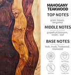2-Pack Car Fresheners Long Lasting & Car Deodorizer - Mahogany Teakwood Hanging Car Air Freshener for Men and Women, Car Necessities & Scent Diffuser by