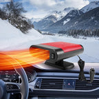 150W 12V Car Heater, Fast Heating 3-in-1 Portable Auto Defroster & Defogger with 360° Adjustable Vent, Quick Heat Fan for Windshield Winter Warming
