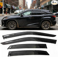 Tape-On Window Visors Rain Guards Compatible with 2023-2026 Lexus RX350 RX350h RX500h, 4PCS Side Window Deflectors, Car Accessories for 23 24 25 26 Lexus RX Series