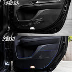 Car Door Protector - Universal Edge Guards Clear Protective Film Tape for Vehicle Interior Door Sill Protector De Puertas De Carro from Dog Scratching, Dirty Shoes, 7.87inch*10ft, Transparent