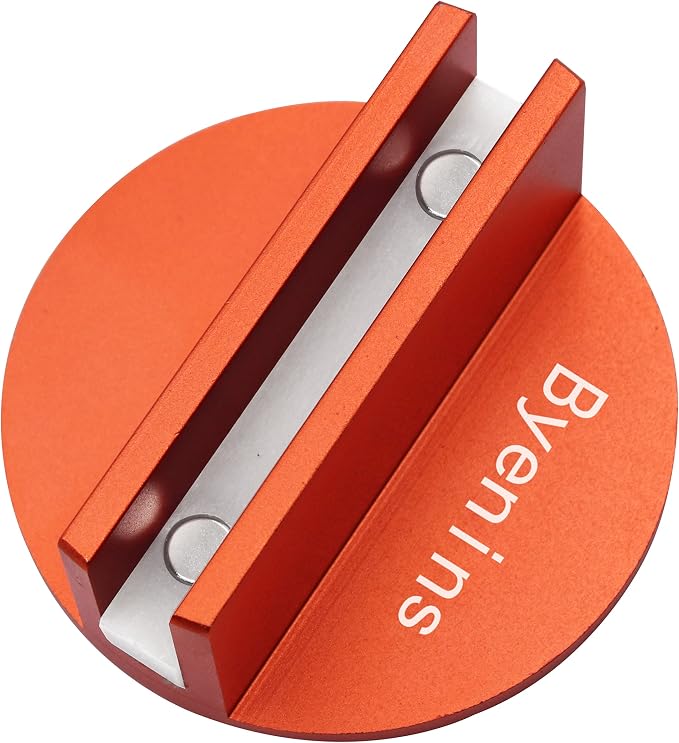 Car Aluminum Grooved Magnetic Jack Pad,Jack Pad Weld Frame Rail Adapter,Orange
