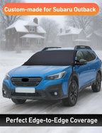 Car Snow Cover Compatible for Subaru Outback | Windshield Cover for Ice and Snow with S-Hook Straps | Heavy-Duty 600D Oxford Winter Car Cover, Waterproof & Anti-Slip