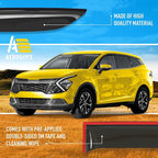 Extra Durable Window Deflectors Tape-On Window Visors Rain Guards Fit for Kia Sportage 2023-2026, Sun Visors, Wind Vent for Shades, Exterior Car Accessories - 6 pcs.AG0205