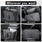 Foldable Car Trash Can, Collapsible Garbage Bin for Automotive, Hanging Waterproof Leakproof Storage Bag, 3.9 Gallon
