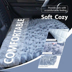Dog Car Seat Waterproof Bed Cover Non-Slip Car Back Seat Soft and Comfortabl Pet Bed Mat Car Blanket for Travel Backseat Extender Seat Covers Dog Bed for Cars Trucks and SUVs (Grey Cover 23.6” x 51”)