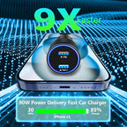 [Apple MFi Certified] iPhone 17 Car Charger, 90W USB C Car Charger Dual PD Power Cigarette Lighter Adapter with 2Pack Type C Braided Cable for iPhone 17/17 Pro Max/16/15/Galaxy S26/S25/Pixel