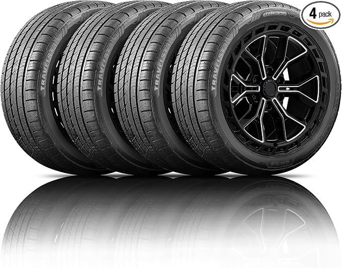 Set of 4 (Four) UN33 225/45R18 95W XL High Performance All Season Passenger Tire 225/45/18 HP Radial Mud Snow Car Tires -Includes Three-year Road Hazard Warranty (Tire Only)