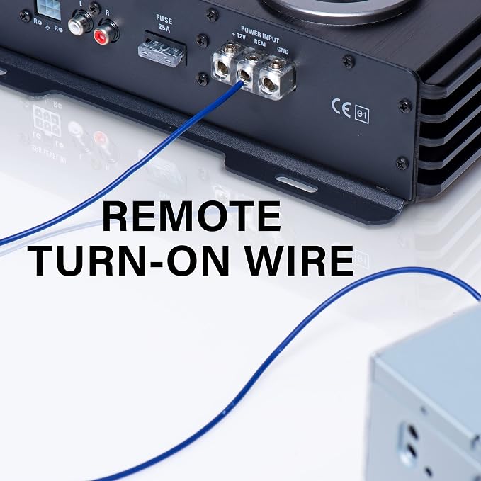 KIT20 0 Gauge Amplifier Installation Wiring Kit - A Car Amplifier Wiring Kit Helps You Make Connections and Brings Power to Your Radio, Subwoofers and Speakers