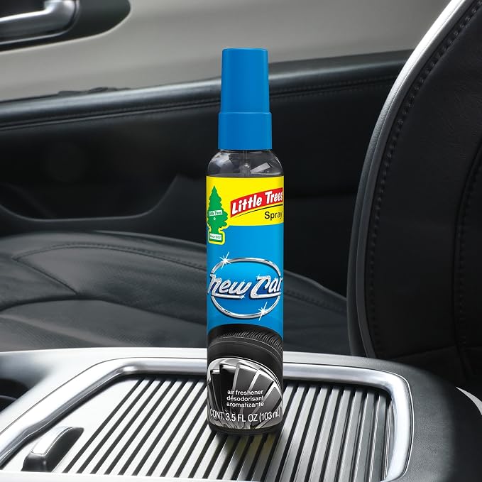 Car Air Freshener | Spray Provides a Long-Lasting Scent for Auto or Home | On-the-go Freshness | New Car Scent, 6 Air Fresheners