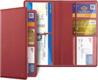 Car Registration and Insurance Card Holder, Vehicle Glove Box Card Organizer Wallet Automobile Accessories for License