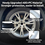 Wheel Rim Protector for Tesla Model Y Gemini 19 inch Apollo Wheels 2020-2024 Model Y Accessories All-in-one Car Tire Trim Rings Rim Case Hubcaps Wheel Cover