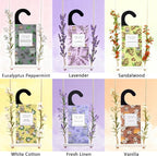 Large 12 Packs Closet Deodorizer Freshener Closet Air Freshener Home Scented Sachets Room Freshener Scents Air Freshener Closet Odor Eliminator 4 Scents Floral