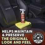 Leather Quick Detailer - Interior Cleaner and Conditioner for Natural, Synthetic, Pleather, and More, Safe for Car Seats, Furniture, Apparel, Shoes & Boots, Leather Scented - 16 fl oz