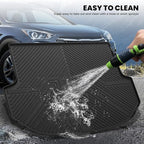 Cargo Mat for Hyundai Santa Fe Sport 2018 2017 2016 2015 2014 2013, All Weather TPE Custom Fit Car Trunk Mats Cargo Liners Accessories for Santa Fe Sport 2013-2018, Black