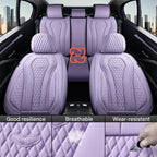 Coverado Car Seat Covers Full Set, Purple Seat Covers, Automotive Car Seat Cover, Car Seat Cushion, Car Seat Covers Front Seats Back Seat Covers, Car Seat Protector Universal Fit Most Cars