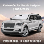 Windshield Sunshade Compatible for Lincoln Navigator 2018-2023 2024 2025, Sun Visor for Front Windshield & Window Sun Shade Cover, UV Heat Blocker & Protector, Car Accessories