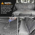 Dog Car Seat Cover Fit for 2017-2026 Jeep Compass | Waterproof Pet Bench Seat Cover for Back Seat, 600D Heavy Duty Scratch Proof Nonslip Truck Seat Covers for Dogs