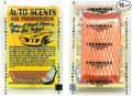 Individually Wrapped - Professional Car Air Freshener Pads - Remove Smells & Add Ambience (15 Per Pack) (Creamsicle)