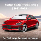 Windshield Sunshade Compatible for Hyundai Ioniq6 2023 2024 2025, Sun Visor for Front Windshield & Window Sun Shade Cover, UV Heat Blocker & Protector, Car Accessories