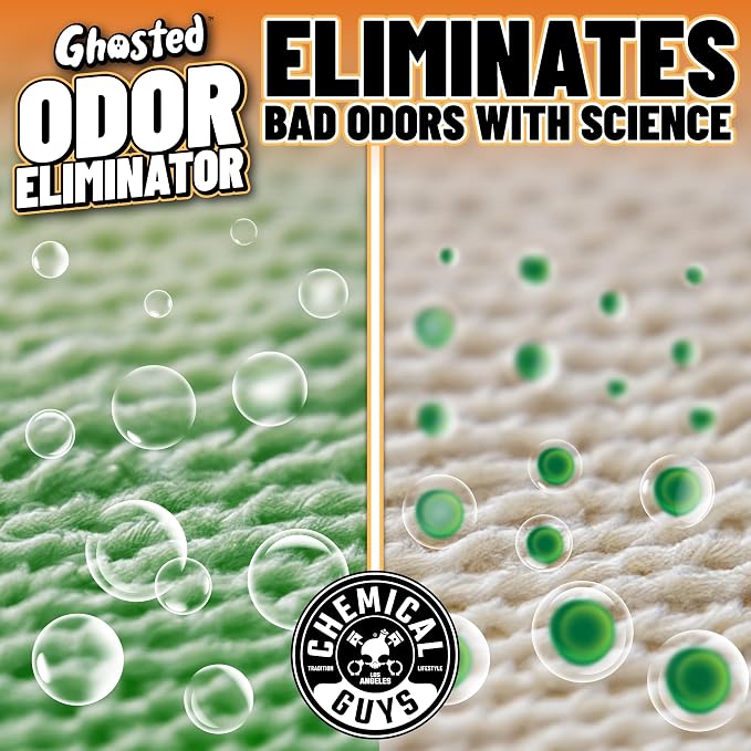 SPI2321603 Ghosted Complete Interior Vehicle Odor Eliminator, Great for Cars, Trucks, SUVs, RVs, Home, Office & More, 16 fl oz (3 Pack)