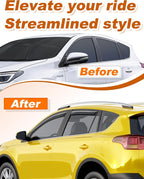 in-Channel Window Rain Guards Fit for Toyota RAV4 2013-2018 Extra Durable Rain Guards Window Deflectors RAV 4 Visors Vent Visors Vent Shades Car Accessories - 4 pcs