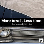 Microfiber Towels for Cars (2 Pack) & Clutch Gloss Car Detailing Spray – Ultra-Absorbent Car Drying Towels & Quick Detailer Drying Aid, Scratch-Free, High Absorbency Cleaning Cloths, 36"x25"