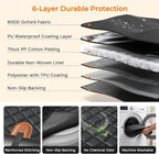 Dog Car Seat Cover for Pets 100% Waterproof Seat Cover Hammock 600D Heavy Duty Scratch Proof Nonslip Durable Soft Back Seat Covers for Cars and SUVs