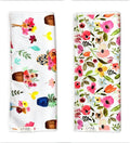 crae. Double Sided Microfiber Hand Towels, 17x27 Inches Waffle Design Kitchen Towels Set, Durable & Soft Fast Drying Hand Wash Cloth, Everyday Use Dishcloth at Home (Petal Lane/Posey)