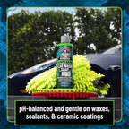 High Impact Car Wash Soap, Deep Cleaning Vehicle Shampoo With Thick High Lubricity Suds, For Paint, Clear Coat, Wheels, and Exterior Surfaces - 16 Fl Oz
