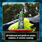 High Impact Car Wash Soap, Deep Cleaning Vehicle Shampoo With Thick High Lubricity Suds, For Paint, Clear Coat, Wheels, and Exterior Surfaces - 128 Fl Oz