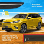 Extra Durable Window Deflectors Tape-On Window Visors Rain Guards Fit for Lexus TX 2024-2026, Sun Visors, Wind Vent for Shades, Exterior Car Accessories - 6pcs. AG0757
