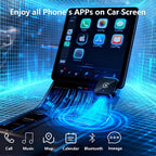 Wireless CarPlay Adapter for Apple iPhone & Android, 2-in-1 Adapter Convert Wired to Wireless Dongle