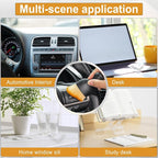 Car Detailing Brushes, Car Interior Dust Sweeping Soft Brush, Soft Bristles Brush Cleaning Tool for Automotive Dashboard, Air Conditioner Vents, Computer, Scratch Free(Yellow)