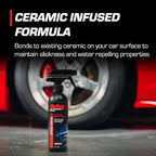 Speed Finish - Ceramic Detailing Spray - High-Performance Car Care, Fast Acting, Quick Drying - Spray on Any Vehicle Surface to Repel Water and Protect Paint - 16 oz.