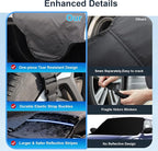 Car Windshield Snow Cover Fit for Most Cars, Sedans, SUVs- 57"x 45" | Windshield Snow Cover with Mirror Covers, Upgraded Windproof Elastic Buckles, Anti-Theft, Frostproof & Snowproof