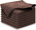 Premium 300GSM Microfiber Cleaning Cloth - 12.5"x12.5" High Performance - 1200 Washes, Ultra Absorbent Microfiber Towels for Cars Undercarriage, Rims & Engine Bay Cleaning - Microfiber Cloth