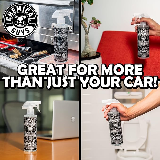 AIR_302 Black Frost Scent and Signature Scent Combo Pack, Great for Cars, Trucks, SUVs, RVs, Home, Office & More (2-16 Fl Oz Items)