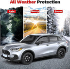 Window Visors Rain Guards for Honda HR-V 2023-2025 2026 HRV Accessories, Outside-Mount Tape-On Side Window Wind Deflectors Vent Visors Shades Rainproof 4PCS
