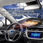 Car Heater,12V Portable Heating & Cooling Fast Heating Defrost Defogger for Car Windshield, Plugs into Cigarette Lighter,Car Defroster Windshield WIth Rotation Stand Holder