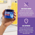 Odor Eliminating Gel - 4.5oz Air Freshener Alternative for Smoke, Pets, and Musty Odors - Long Lasting Odor Remover for Cars, Homes, Closets and Small Spaces - Lavender