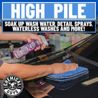 Professional Grade Premium Microfiber Towels for Cars, Blue, 16" x 16", Ultra-Soft and Scratch-Free Car Detailing Cloths for Trucks, Motorcycles, and More - 24 Pack
