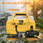 Portable DC 12V Heavy Duty Tire Inflator Dual Cylinders and Dual Motors Tire Pump 150PSI Air Pumps Auto Shutoff with Screen and LED Light Air Compressor for Pickup Truck ORVs SUVs Cars