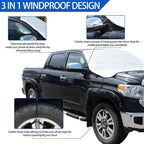 Windshield Snow Cover Fit for Toyota Tundra 2007-2021, Front Windshield Cover for Ice and Snow, Auto Extra Thick Windshield Ice Cover Protects Windshield from Rain, Sun, Frost