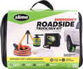 50160 Emergency Roadside Kit with Flat tire Repair and Booster Cables for Truck/SUV, Heavy-Duty Vehicles