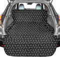 SUV Cargo Liner for Dogs, Water Resistant Pet Cargo Cover Dog Seat Cover Mat for SUVs Sedans Vans with Bumper Flap Protector, Non-Slip, Large Size Universal Fit, Bone