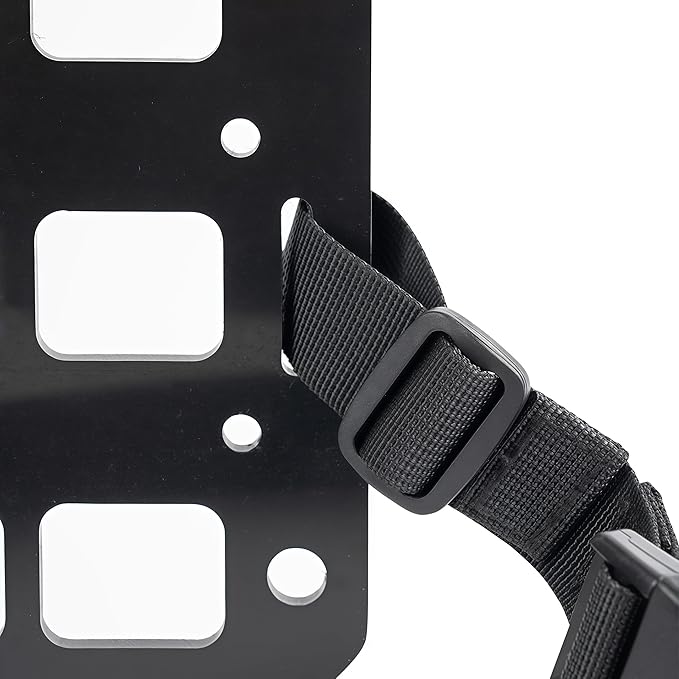 Rigid MOLLE Panel for Car Seat Back Organizer Vehicle EDC Tactical Gear Holder Pouch Holster Mount Rack Modular Storage Plate Auto Interior Accessories for Truck Pickup SUV Van